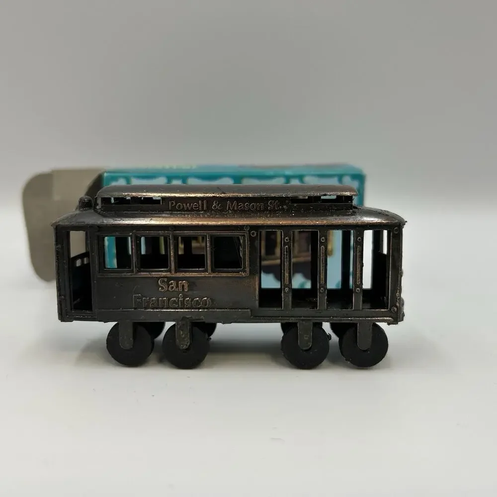 Vintage San Francisco Cable Car Trolly Die-Cast Miniature Pencil Sharpener